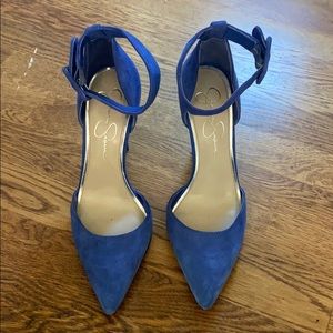 Jessica Simpson Blue Heels